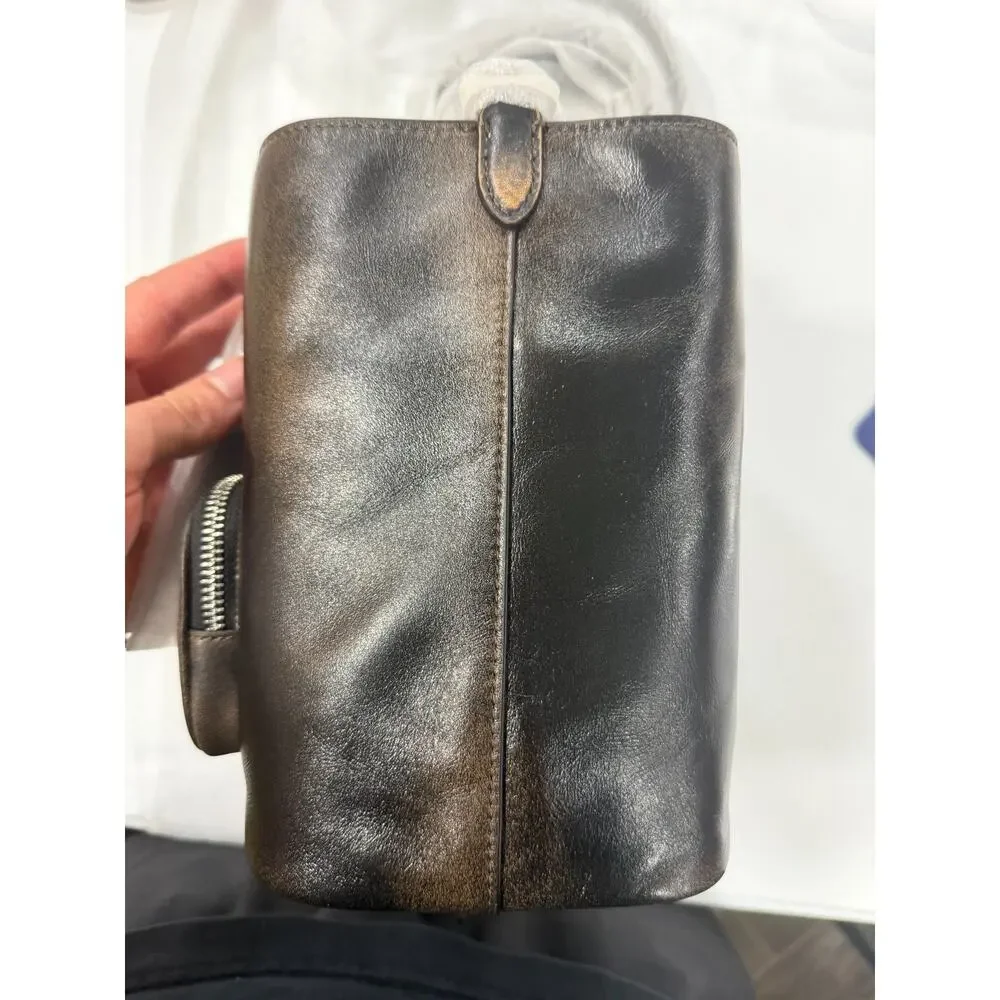 NWT B4-009 Coach Rowan Bucket Bag With Pocket In Loved Leather CES94